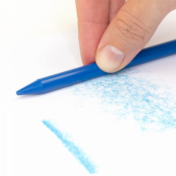 Lápis de cera de 24 cores redondo Milan - Image 3