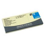 Bloco Adesivo Amarelo 40x50mm 100 folhas Pack 3un INFO