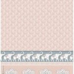 Papel de Arroz Stamperia A4 Decoupage- fundo rosa de elefantes