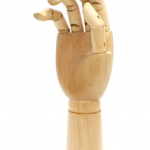 Mão Articulada de Madeira Masculina