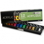 Conjunto Acrílico Campus 12 Tubos - 21ml