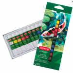 Conjunto Acrílico Derwent Academy 12x12ml