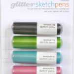 Kit de Canetas Silhouette Com Glitter