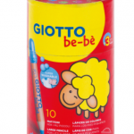 Super Lápis de Cor Giotto BE-BÈ c/10 Cores em copo