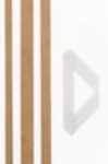 Set 4 Reguas Fio de Cabelo 30X3.5X0.5cm MDF