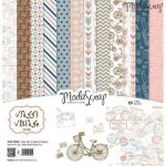 Bloco Scrapbooking Moda Scrap Viaggi Vintage