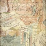 Papel de Arroz Stamperia A3 Decoupage - Music