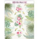 Papel de Arroz Dayka A4 Decoupage - Tropical