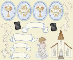 Bloco Scrapbooking Litoarte Primeira comunhão Menino - Image 2