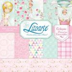 Bloco Scrapbooking Litoarte Primeira comunhão Menina