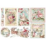 Papel de Arroz Stamperia A3 Decoupage - Natal