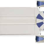 Ferramenta de corte e tábua inteligente Artoz com 6 lâminas diferentes