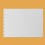 Folhas desenho A4 300g 10f para Caderno Inteligente