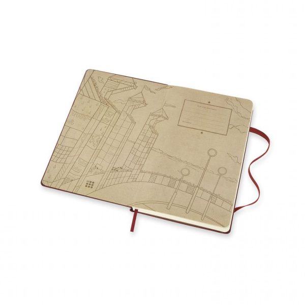 HARRY POTTER GRANDE PAUTADO - VERMELHO BORDEAUX MOLESKINE - Image 3