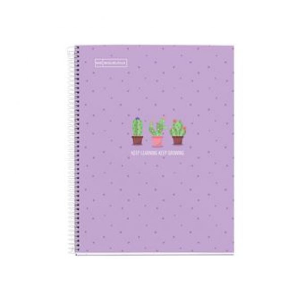 Caderno Pautado Miquelrius Espiral 80 Folhas A4 Cactus - Image 5