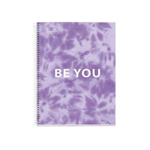 Caderno Pautado Miquelrius NB4 Tie Dye Antiviral Espiral 120 Folhas A4 - Image 3