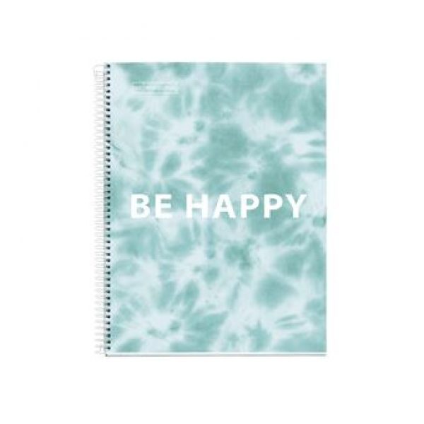 Caderno Pautado Miquelrius NB4 Tie Dye Antiviral Espiral 120 Folhas A4 - Image 4