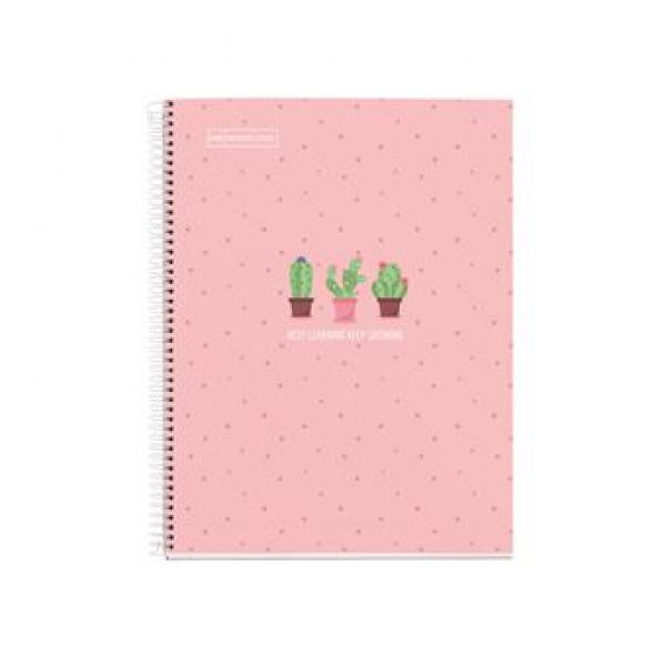 Caderno Pautado Miquelrius Espiral 80 Folhas A4 Cactus - Image 2