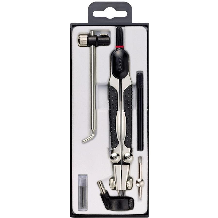 Compasso Rotring Compact c/ Alongador (6 peças)