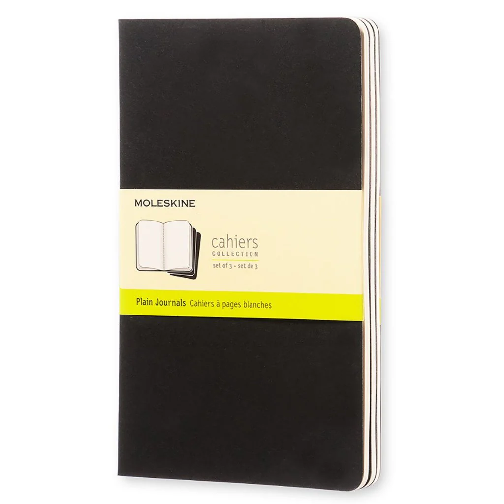 BLOCO MOLIESKINE  MSK CAHIER GRANDE LISO - PRETO QP318