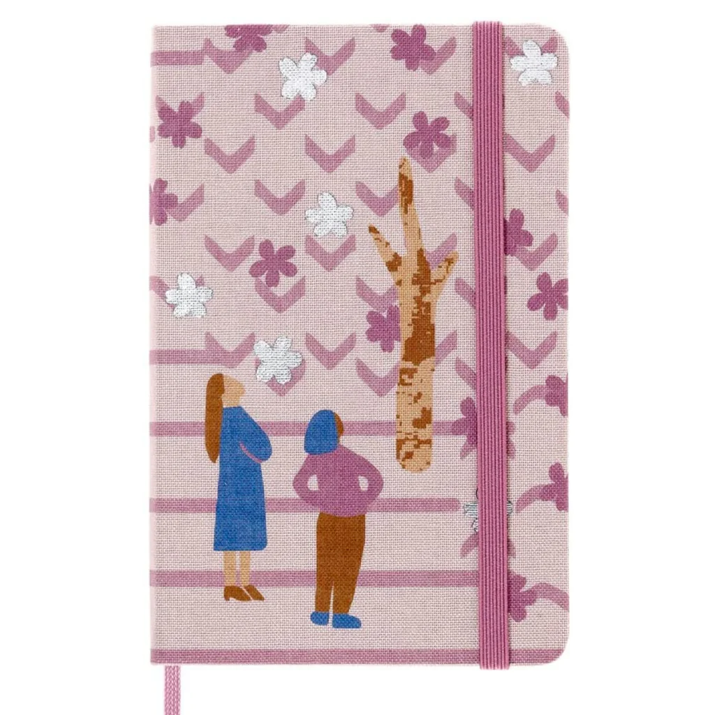 Caderno Sakura Bolso Pautado - Couple MOLESKINE