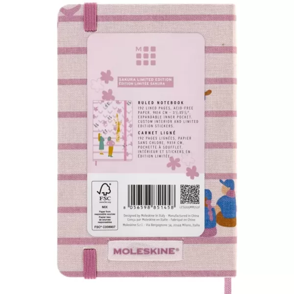 Caderno Sakura Bolso Pautado - Couple MOLESKINE - Image 5