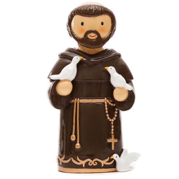 Figura São Francisco de Assis, 12cm (médio)