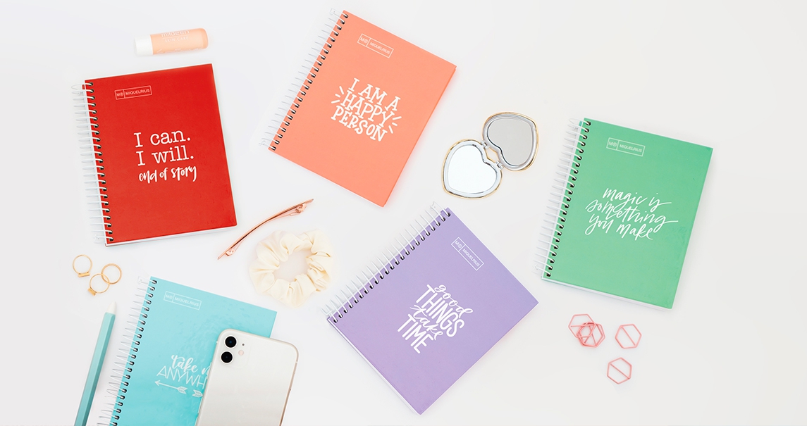 Caderno Pautado Miquelrius Espiral Capa Dura