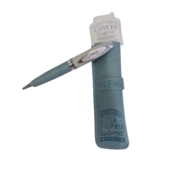 Caneta de Bambú com Bolsa F – H&H
