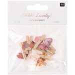 Molas madeira com flor - Image 2