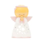 Anjo da Guarda Rosa para vela led