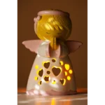 Anjo da Guarda Rosa para vela led - Image 2