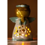 Anjo da Guarda Azul para vela led - Image 2