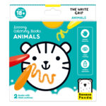 Looong Coloring Books The Write Grip - Animais para idades:18m+ Banana Panda