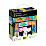 Vamos jogar dominó de dinossauro Banana Panda