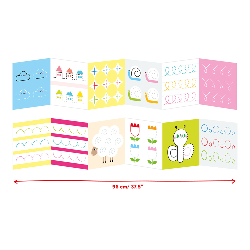 Looong Coloring Books Prontos para Traçar - Linhas para Iniciantes para idades:4+ Banana Panda - Image 3