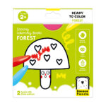 Looong Coloring Books - Pronto para colorir a floresta para idades:2+ Banana Panda