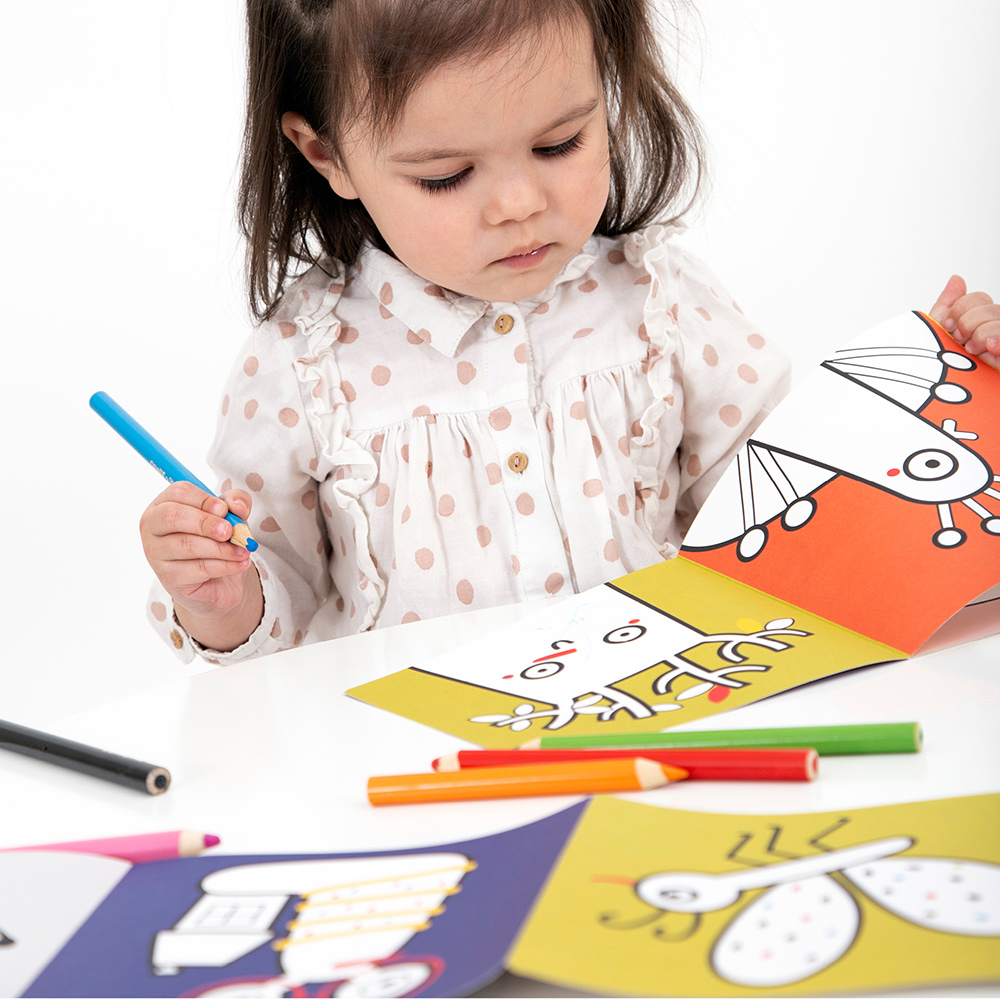 Looong Coloring Books - Pronto para colorir a floresta para idades:2+ Banana Panda - Image 2