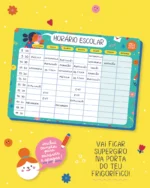 Horário Escolar Magnético The Happy Gang - Image 2