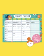 Horário Escolar Magnético The Happy Gang - Image 3