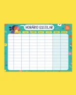 Horário Escolar Magnético The Happy Gang