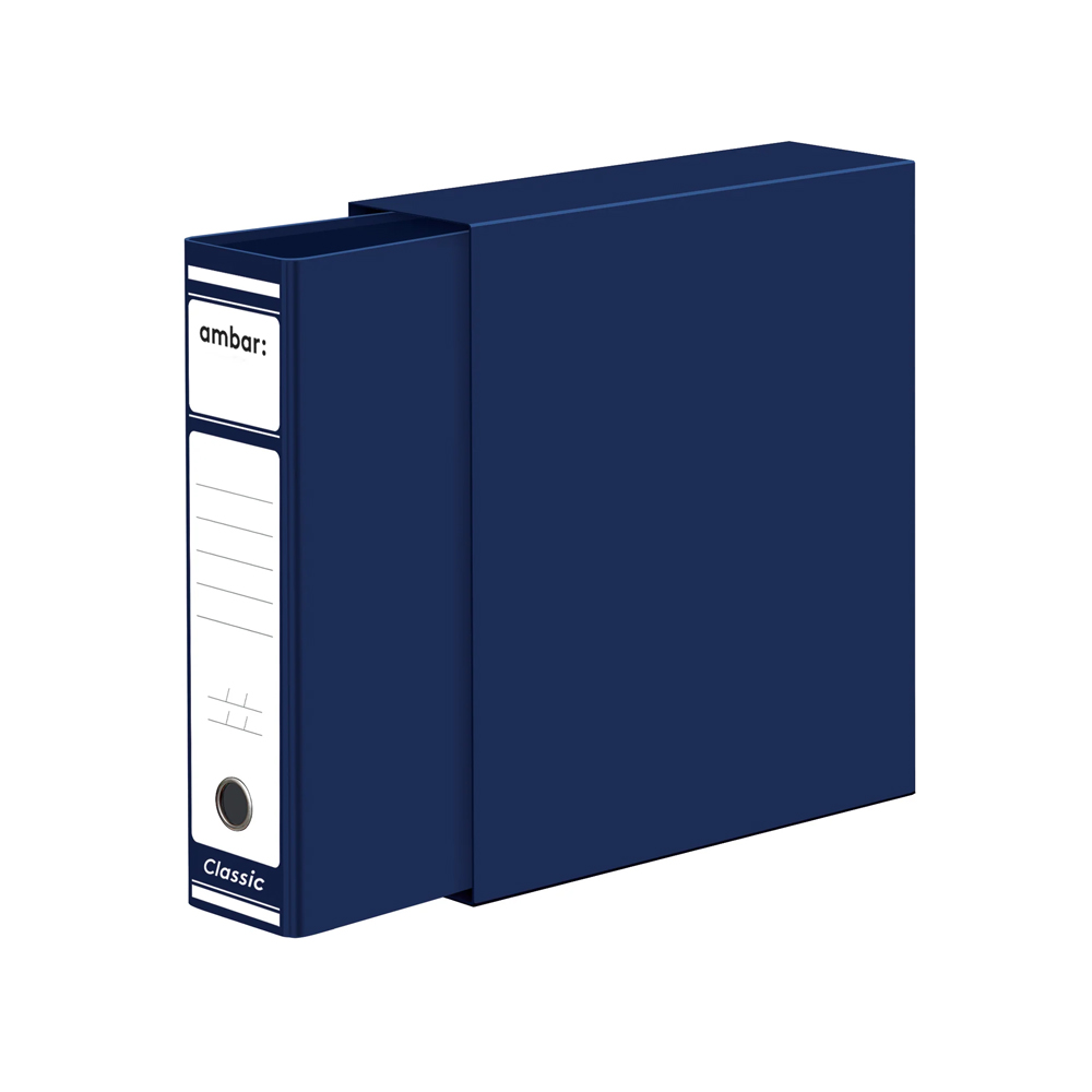 Pasta Arquivo+Cx Fixa L80 310x290 Comercial Azul ambar