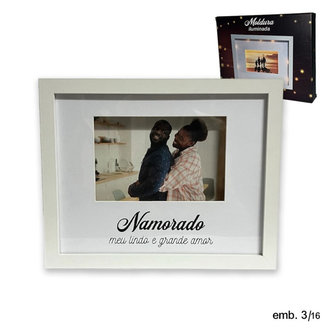 MOLDURA C/LUZ NAMORADO