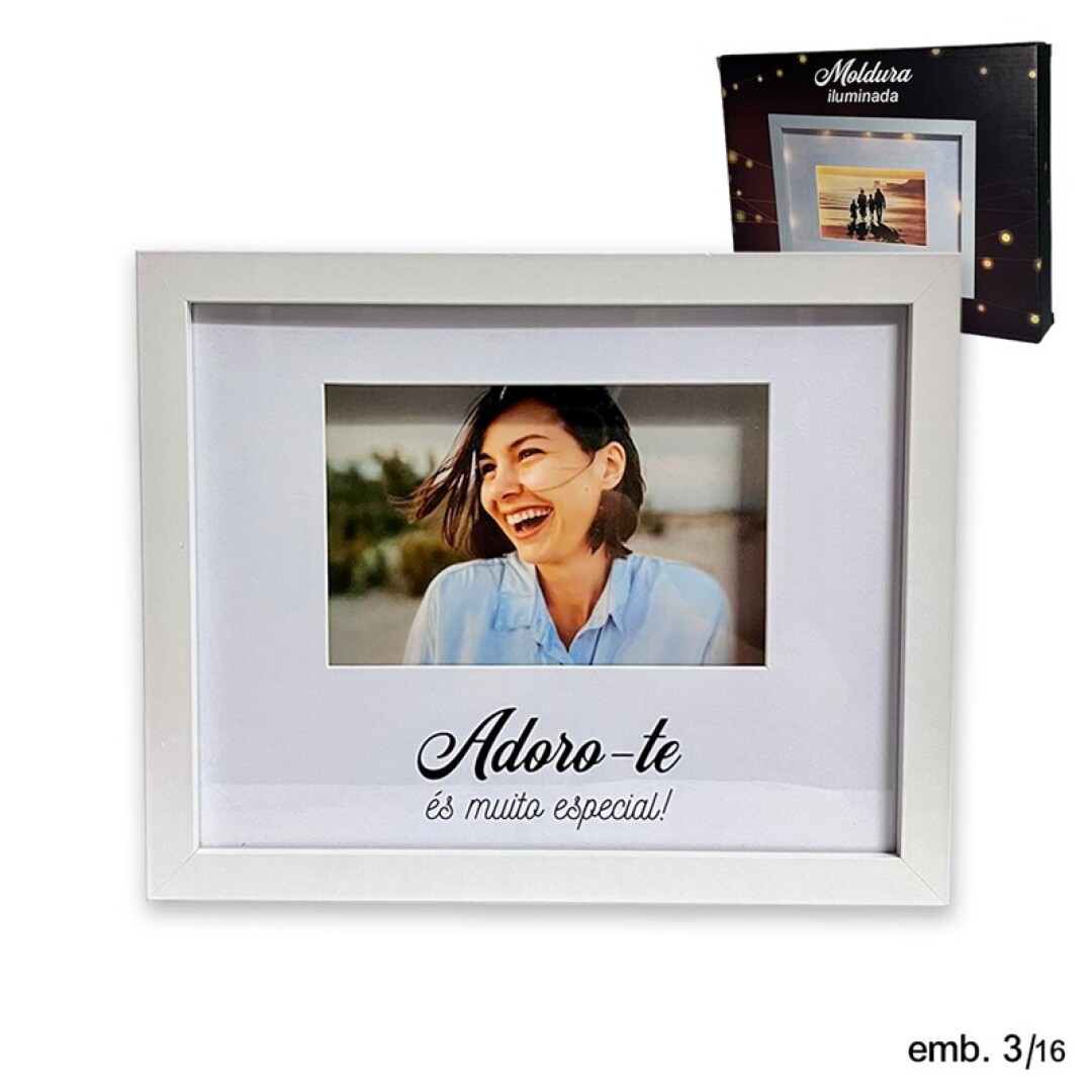 MOLDURA C/LUZ ADORO-TE