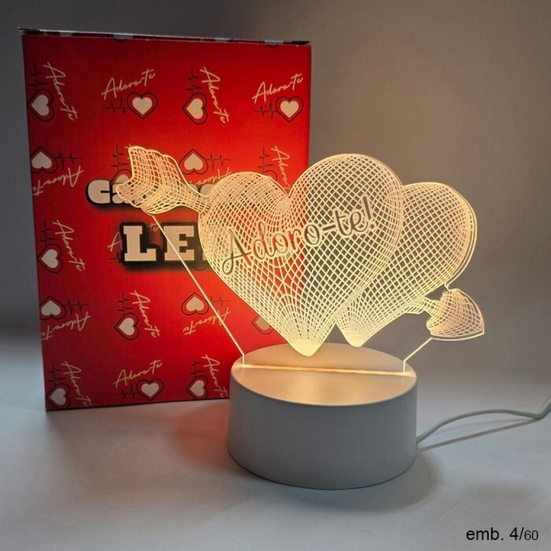 CANDEEIRO LED ADORO-TE