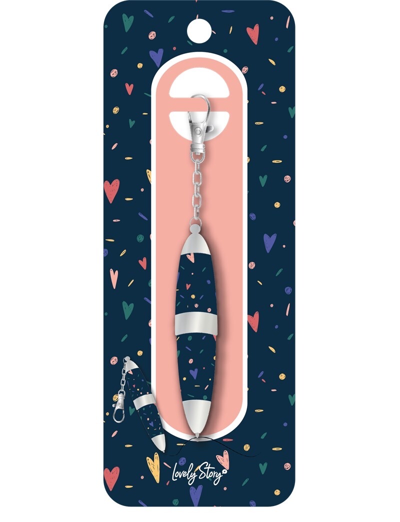 Porta-chaves caneta lovely story