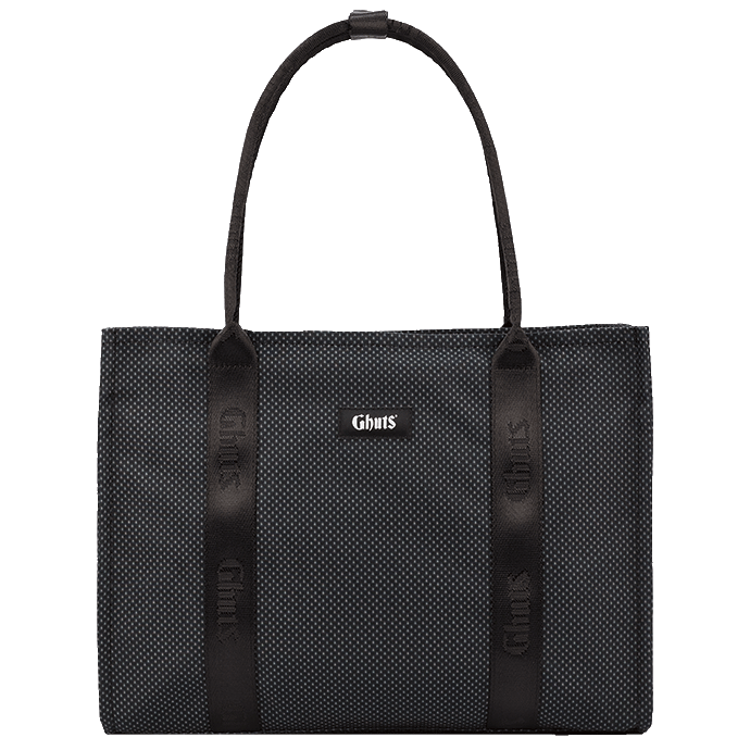 gv23201dotsblack Saco Tote Bag 01 - Dots Black Ref. GV232 Ghuts - Image 1