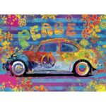 Puzzle Eurographics: Volkswagen Beetle Splash Buggy - 550 Peças | Inclui Póster - Image 2