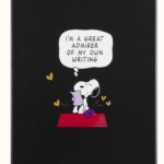 Conjunto de caderno e lápis Blackwing dos Peanuts Moleskine