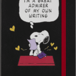 Conjunto de caderno e lápis Blackwing dos Peanuts Moleskine